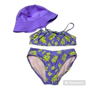 Two piece swimsuit for girls